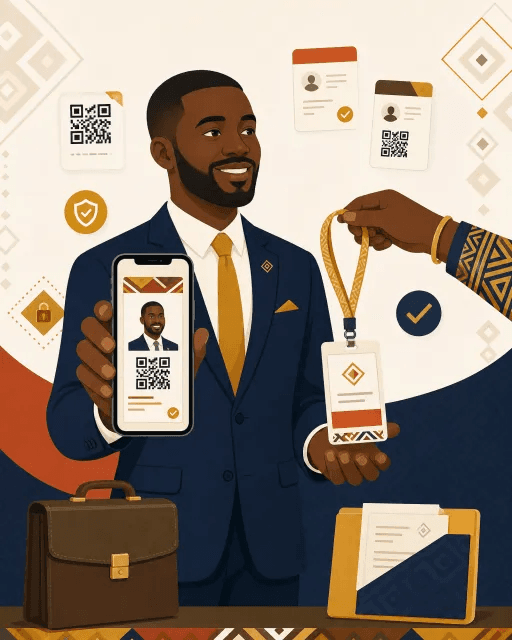 Badge QR et identité numérique pour organisateurs d'événements